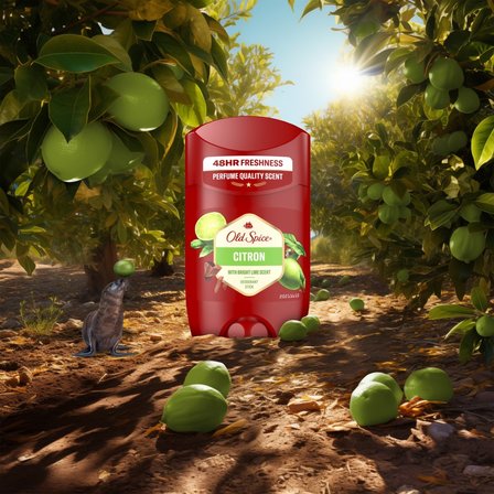 Old Spice Citron Dezodorant w sztyfcie dla mężczyzn ml, 48 h świeżości, bez aluminium (4)