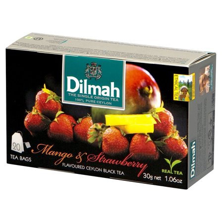 Dilmah Mango & Strawberry Cejlońska czarna herbata 30 g (20 x 1,5 g) (1)