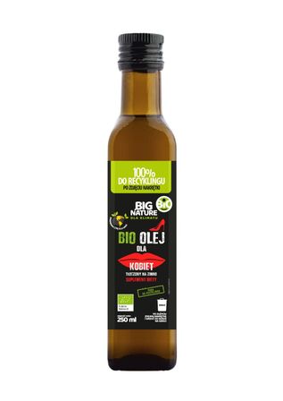 Big Nature Olej dla kobiet tłoczony na zimno - suplement diety 250 ml Bio (1)