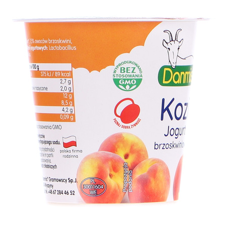 DANMIS KOZI JOGURT BRZOSKWINIOWY 125G (10)