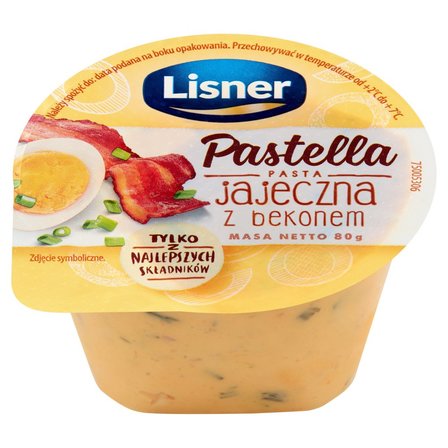 Lisner Pastella Pasta jajeczna z bekonem 80 g (2)