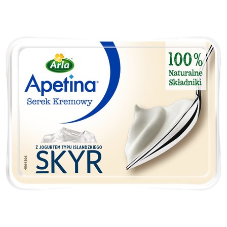 Apetina Serek kremowy z jogurtem typu islandzkiego Skyr 125 g (1)