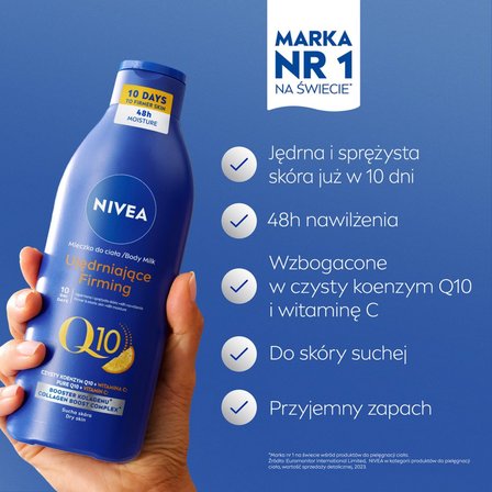 Nivea Q10 + Witamina C Ujędrniające mleczko DO Ciała 400 ml (3)