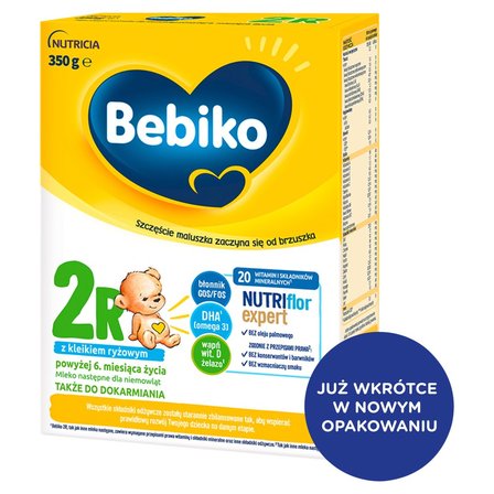 Bebiko 2R Mleko następne dla niemowląt powyżej 6. miesiąca życia 350 g (2)