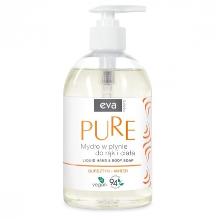 Eva Mydło w płynie do rąk PURE Bursztyn Natura 500 ml (1)