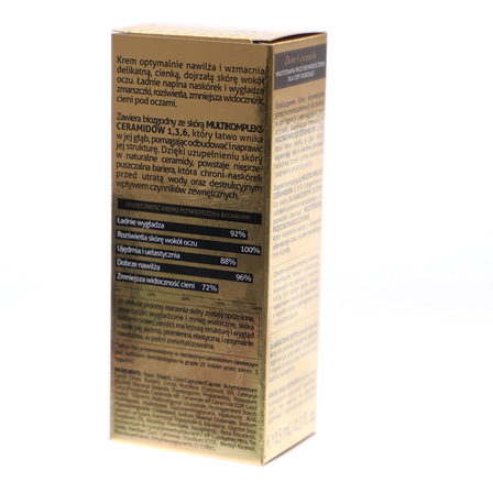 Bielenda Złote Ceramidy Wygładzająco-nawilżający krem przeciwzmarszczkowy pod oczy 15 ml (9)