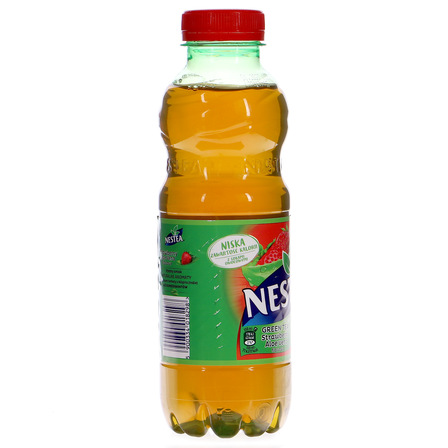 Nestea Joy Green Tea Napój owocowo-herbaciany o smaku truskawkowym z dodatkiem aloesu 500 ml (10)