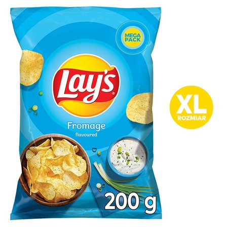 Lay's Chipsy ziemniaczane o smaku śmietankowego serka z ziołami 200 g (2)