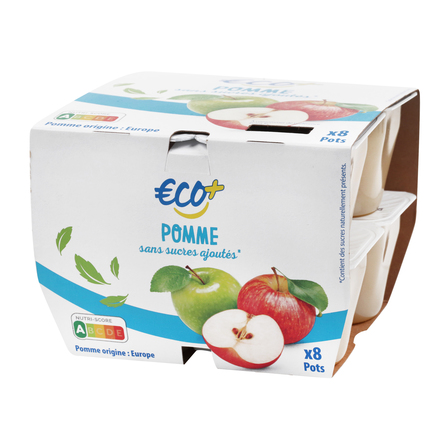 Eco+ przecier jabłkowy 8x100g (1)