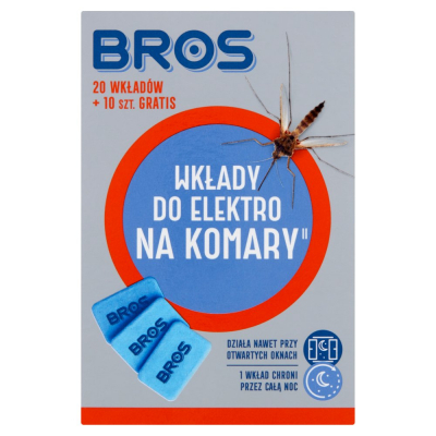 Bros Wkłady do elektro na komary 30 sztuk (1)