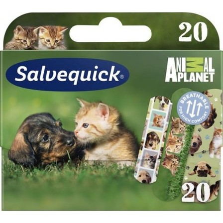 Salvequick Animal Planet plastry dla dzieci 20szt (1)