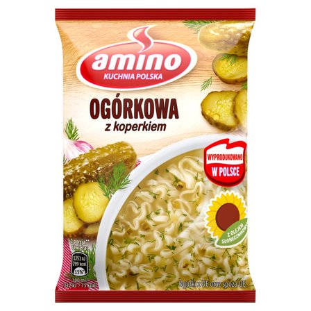 Amino Zupa błyskawiczna ogórkowa z koperkiem 61 g (1)