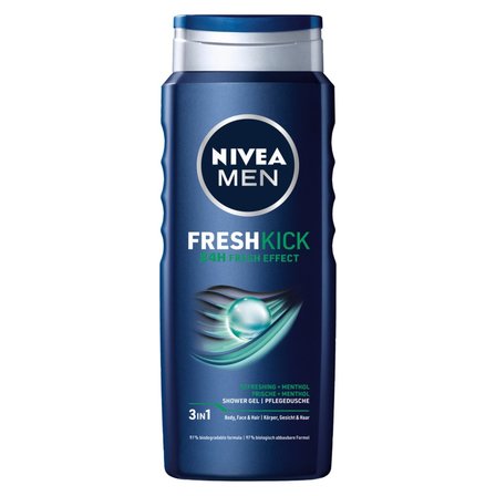 Nivea MEN Fresh Kick 3w1 żel pod prysznic 500 ml (1)