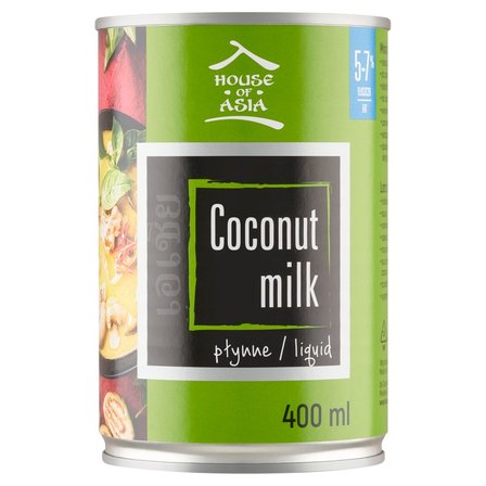 House of Asia Produkt roślinny z kokosa o obniżonej zawartości tłuszczu 400 ml (1)