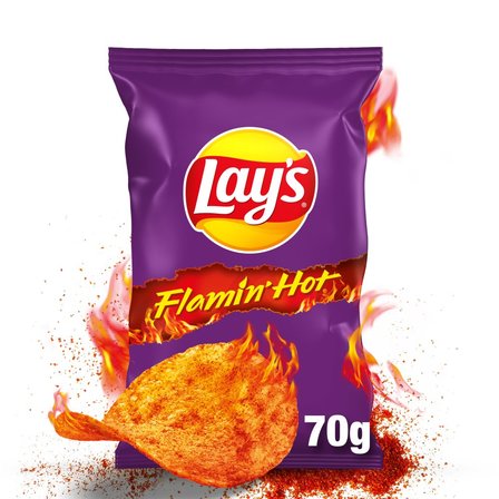 Lay's Flamin' Hot Chipsy ziemniaczane o smaku bardzo pikantnym 70 g (2)