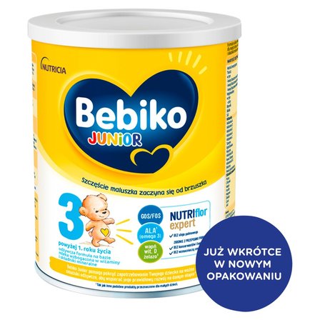 Bebiko Junior Odżywcza formuła na bazie mleka dla dzieci powyżej 1. roku życia 700 g (2)