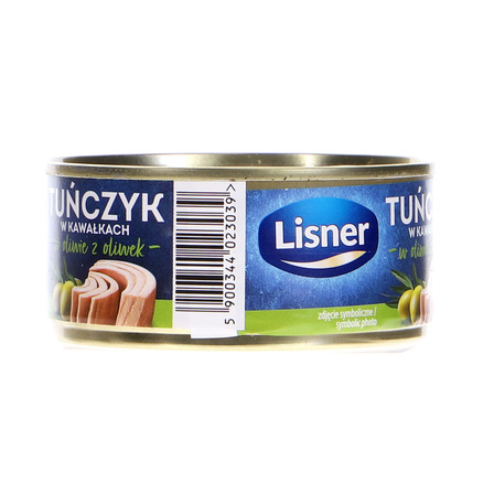 Lisner Tuńczyk w kawałkach w oliwie z oliwek 160 g (11)