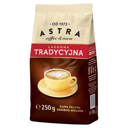 Astra Kawa palona drobno mielona łagodna tradycyjna 250 g (1)