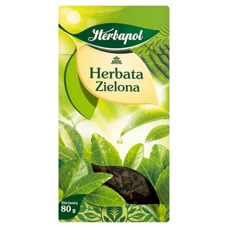 Herbapol Herbata zielona liściasta 80 g (1)