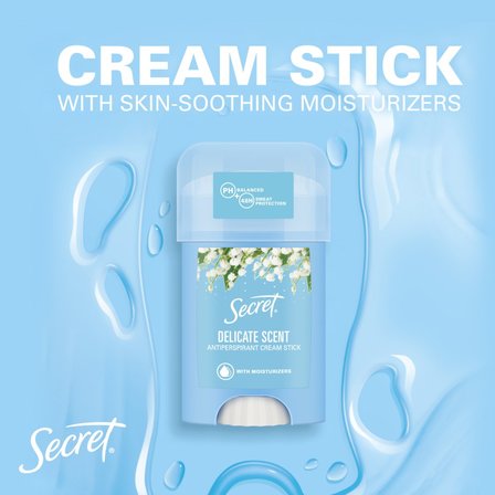 Secret Delicate Kremowy antyperspirant w sztyfcie dla kobiet 40ml (5)