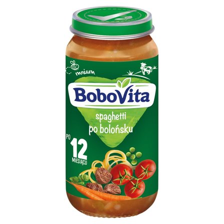 BoboVita Spaghetti po bolońsku po 12 miesiącu 250 g (1)