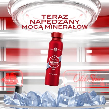 Old Spice Dynamic Defence Dezodorant w sprayu zapewniający mężczyznom uczucie suchości, 200ml (4)