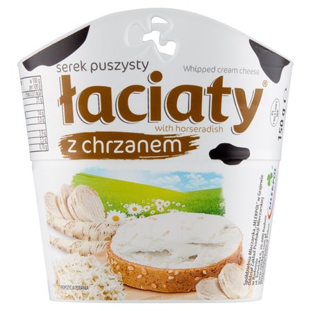 Łaciaty Serek puszysty z chrzanem 150 g (1)