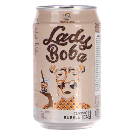 Napój Lady Boba Classic Bubble Tea z kuleczkami z tapioki 315 ml Magam Hong (1)