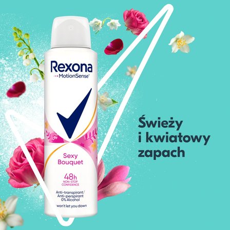 Rexona Sexy Bouquet Antyperspirant w aerozolu 150 ml (2)