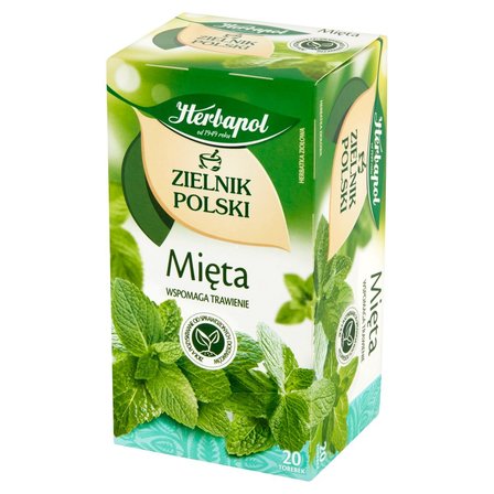 Herbapol Zielnik Polski Herbatka ziołowa mięta 40 g (20 x 2 g) (2)