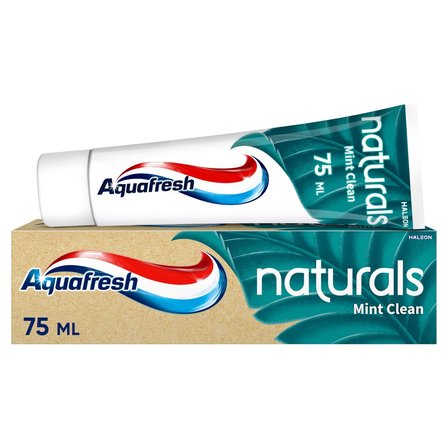 Aquafresh Naturals Mint Clean Pasta do zębów z fluorkiem 75 ml (4)