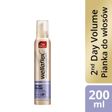 Wella Wellaflex 2nd Day Volume Pianka do włosów 200 ml (4)