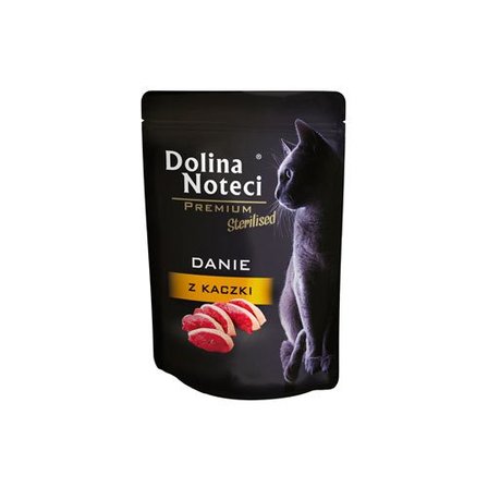 Dolina Noteci Premium mokra karma dla kotów sterylizowanych danie z kaczki 85 g (1)