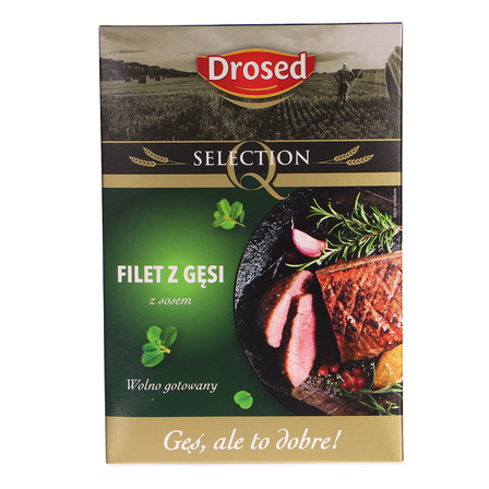 Drosed Selection filet z gęsi z sosem wolno gotowany 450g (1)