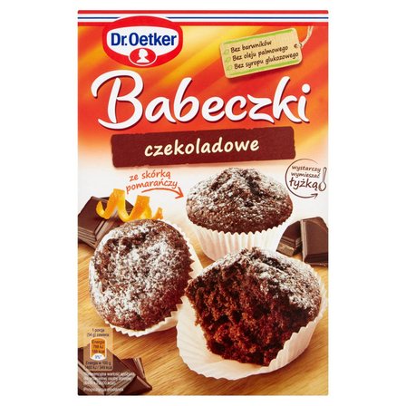 Dr. Oetker Babeczki czekoladowe ze skórką pomarańczy 335 g (1)