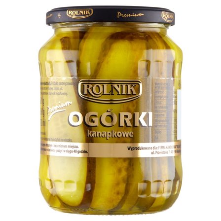 Rolnik Premium Ogórki kanapkowe 670 g (1)