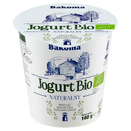 Bakoma Jogurt Bio naturalny 140 g (2)