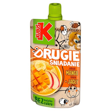 Kubuś Drugie śniadanie Mus jabłko mango banan + jagły 100 g (1)