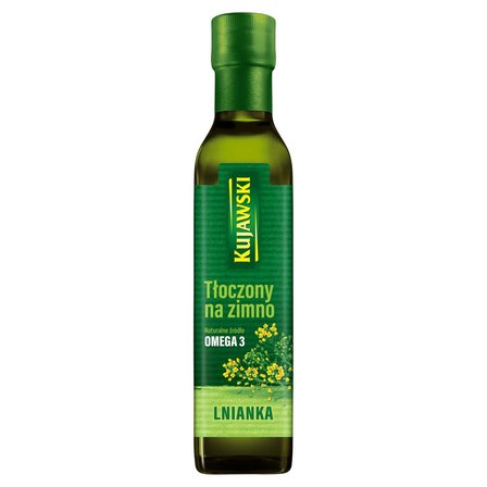 Kujawski Olej z lnianki tłoczony na zimno 250 ml (1)