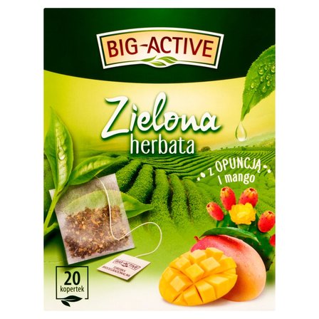 Big-Active Zielona herbata z opuncją i mango 34 g (20 x 1,7 g) (1)