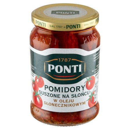 Ponti Pomidory suszone na słońcu w oleju słonecznikowym 280 g (2)