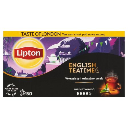 Lipton English Teatime Herbata czarna 100 g (50 torebek) (1)