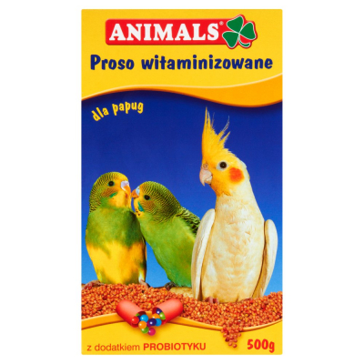 Animals Proso witaminizowane dla papug 500g (1)