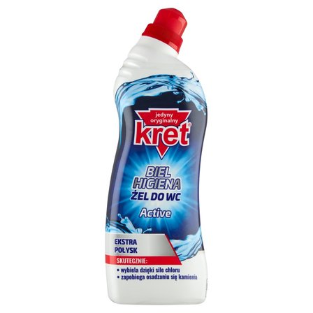 kret Biel Higiena Active Żel do WC 750 g (2)