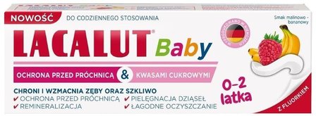 LACALUT BABY PASTA DO ZĘBÓW DLA DZIECI OD 0-2 LAT 55ML (1)