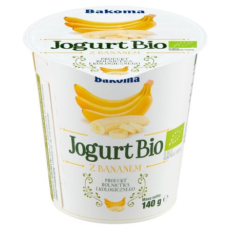 Bakoma Jogurt Bio z bananem 140 g (2)