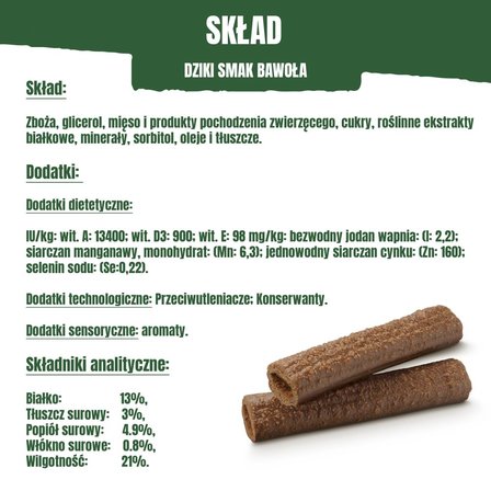 Purina AdVENTuROS Sticks Karma dla psów dziki smak bawoła 120 g (8)