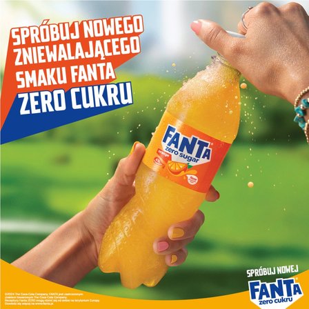 Fanta zero Napój gazowany o smaku pomarańczowym 330 ml (4)