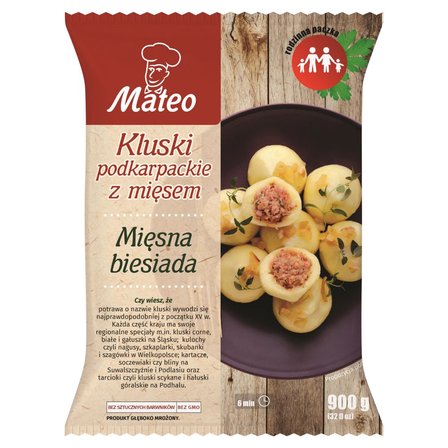 Mateo Kluski podkarpackie z mięsem 900 g (1)