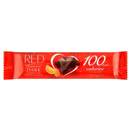 Red Delight Czekolada z migdałami i skórką z pomarańczy 26 g (1)